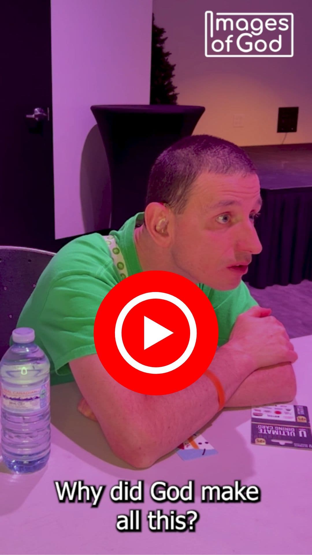 Participant short — why did God make all this?